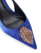 Kurt Geiger London обувки с ток Belsize 40 Sling сини 6137880689
