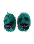 Kurt Geiger London пантофи дамски Eagle Fluff Slipper тюркоазени 6312970999
