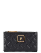 Kurt Geiger London портфейл дамски от кожа PIMLICO черен 5375000109