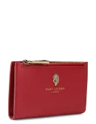 Kurt Geiger London портфейл дамски от кожа SLOANE червен 5873059109