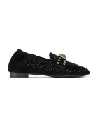 Kurt Geiger London Велурени мокасини Chelsea Crystal Loafer