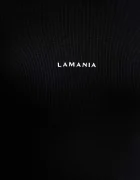 La Mania блуза с дълги ръкави дамска с вискоза черна GIN