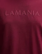 La Mania Памучна тениска дамска в бежово