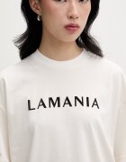 La Mania тениска дамска от памук CHUCK бежова CHUCK
