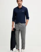 Lacoste блуза с дълги ръкави мъжка от памук тъмносиня PH4013