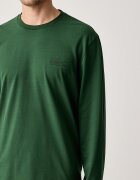 Lacoste пижама от две части мъжка от памук с еластан зелена 4H9147
