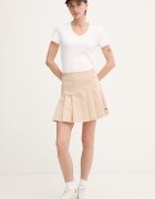 Lacoste пола от памук с еластан бежова JF8001