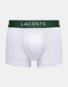 Lacoste прилепнали боксерки мъжки от памук с еластан 3 броя бели 5H1300