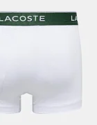 Lacoste прилепнали боксерки мъжки от памук с еластан 3 броя бели 5H1300