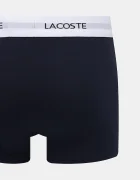 Lacoste прилепнали боксерки мъжки от памук с еластан 3 броя бели 5H5150