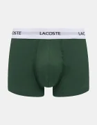 Lacoste прилепнали боксерки мъжки от памук с еластан 3 броя бели 5H5150