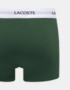 Lacoste прилепнали боксерки мъжки от памук с еластан 3 броя бели 5H5150