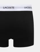 Lacoste прилепнали боксерки мъжки от памук с еластан 3 броя бели 5H5150