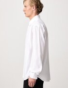 Lacoste риза тип Оксфорд от памук бяла с изчистена шарка CH8729