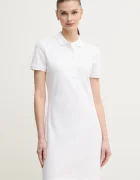 Lacoste рокля с памук бяла EF5473