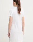Lacoste рокля с памук бяла EF5473