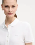 Lacoste рокля с памук бяла EF5473