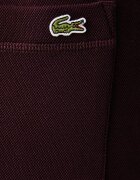 Lacoste спортен панталон дамски с памук бордо с висока талия XF5244