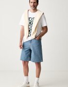 Lacoste суичър с качулка мъжки от памук бежов SH9839
