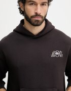 Lacoste суичър с качулка мъжки от памук кафяв SH2196