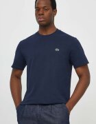 Lacoste тениска basic мъжка от памук тъмносиня TH7318