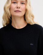 Lacoste Вълнена рокля в тъмносиньо къса разкроена EF4161