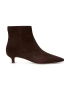 Lauren Ralph Lauren боти с тънък ток дамски от велур Frncsa Bt Hl кафяви 802P15722002
