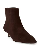 Lauren Ralph Lauren боти с тънък ток дамски от велур Frncsa Bt Hl кафяви 802P15722002
