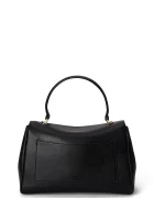 Lauren Ralph Lauren чанта crossbody дамска от кожа черна 431P15611