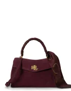 Lauren Ralph Lauren чанта дамска от велур бордо 431P18421