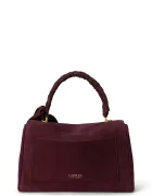 Lauren Ralph Lauren чанта дамска от велур бордо 431P18421