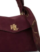 Lauren Ralph Lauren чанта дамска от велур бордо 431P18421