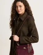 Lauren Ralph Lauren чанта дамска от велур бордо 431P18421
