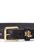 Lauren Ralph Lauren колан дамски от кожа черен 412968763