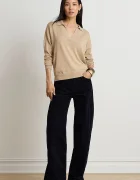 Lauren Ralph Lauren пуловер дамски с памук кафяв 200P14056