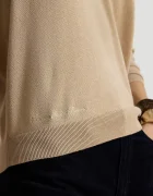 Lauren Ralph Lauren пуловер дамски с памук кафяв 200P14056