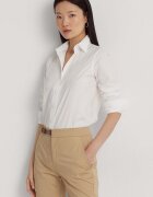Lauren Ralph Lauren Риза Lauren Ralph дамска в бяло със стандартна кройка с класическа яка 200684553001