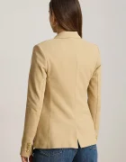 Lauren Ralph Lauren сако с едноредно закопчаване дамско от памук с еластан бежово 200797305