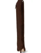 Lauren Ralph Lauren Велурени ботуши Mckay Tl Hl в кафяво с тънък ток 802967811004