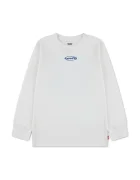 Levi's блуза с дълги ръкави за деца с памук HERITAGE LOGOS TEE бежова 9ER445
