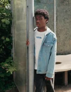 Levi's блуза с дълги ръкави за деца с памук HERITAGE LOGOS TEE бежова 9ER445