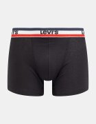 Levi's боксерки мъжки от памук с еластан 2 броя черни 37149-1245