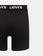 Levi's боксерки мъжки от памук с еластан 6 броя черни 37149-1221