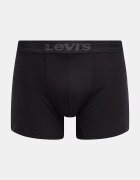 Levi's боксерки мъжки от памук с еластан 6 броя черни 37149-1305