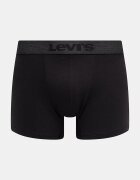 Levi's боксерки мъжки от памук с еластан 6 броя черни 37149-1305