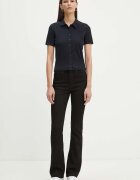 Levi's дънки bootcut дамски 725 HIGH RISE BOOTCUT черни 18759