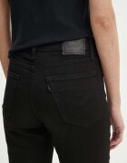 Levi's дънки bootcut дамски 725 HIGH RISE BOOTCUT черни 18759