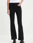 Levi's дънки flare дамски 726 HR FLARE черни A3410