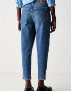 Levi's дънки mom fit дамски HIGH WAISTED MOM JEAN сини 26986
