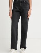 Levi's дънки relaxed fit дамски EASY DAD черни 005DC